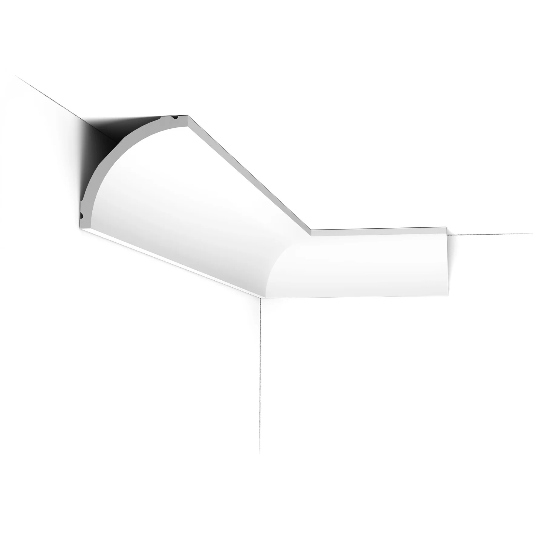 Декоративен таванен корниз ORAC C240 от Purotouch, бял, 200 см