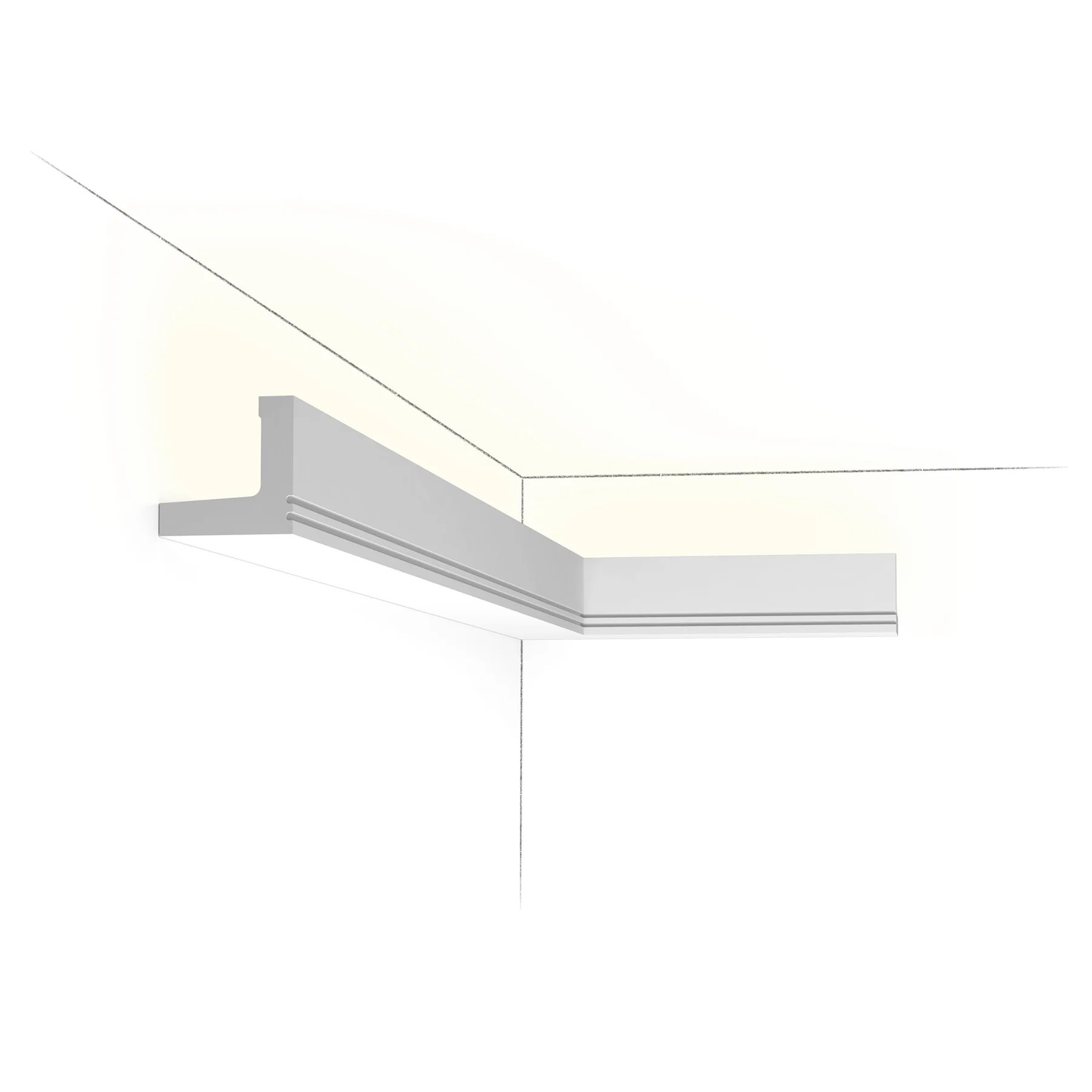 Корниз ORAC C361 STRIPE от Purotouch за скрито LED осветление, 200 × 5 × 5 см