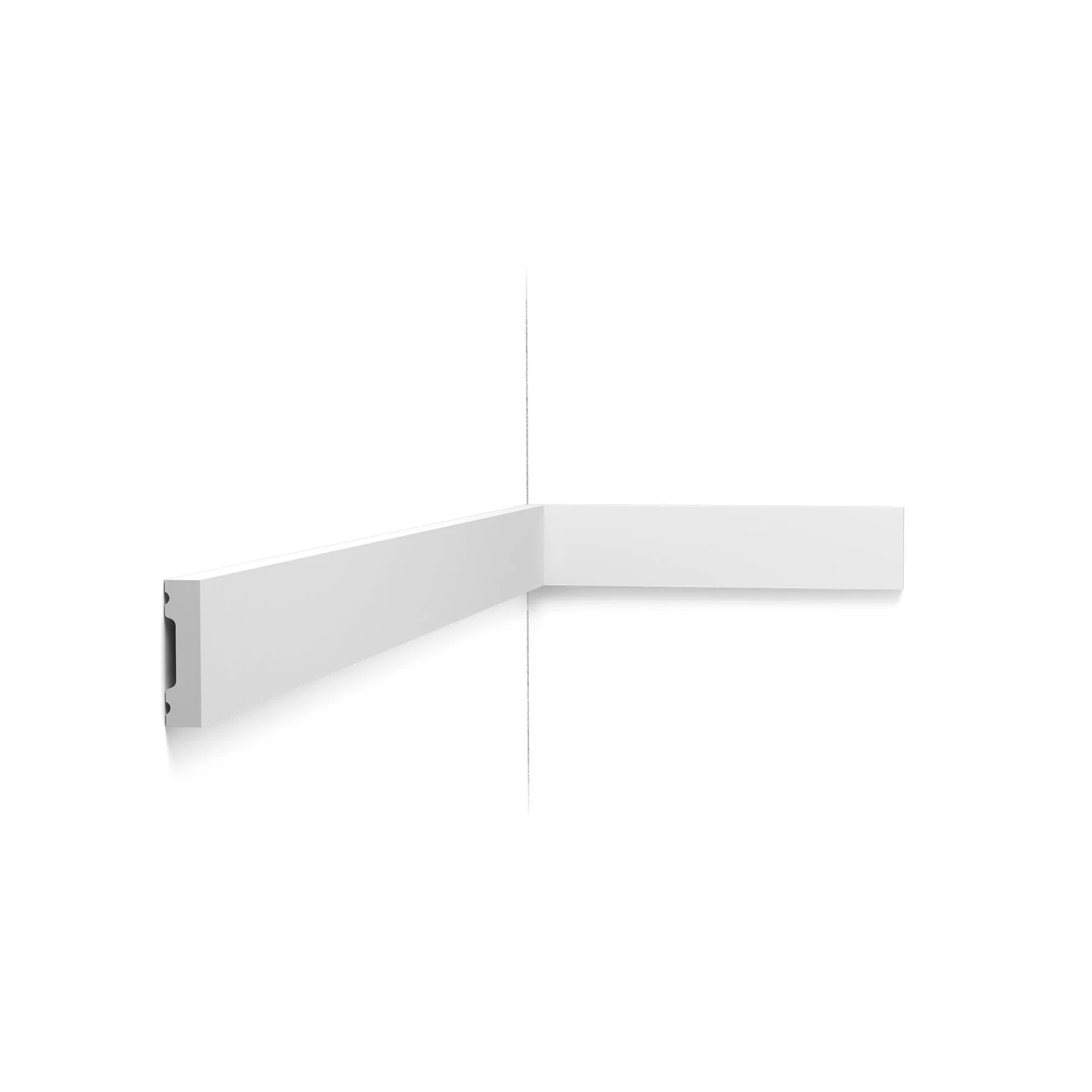ORAC SX162-RAL9003 SQUARE – фабрично боядисан бял стенен профил