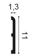 Технически чертеж ORAC SX184 CASCADE – размери 200 × 11 × 1,3 см