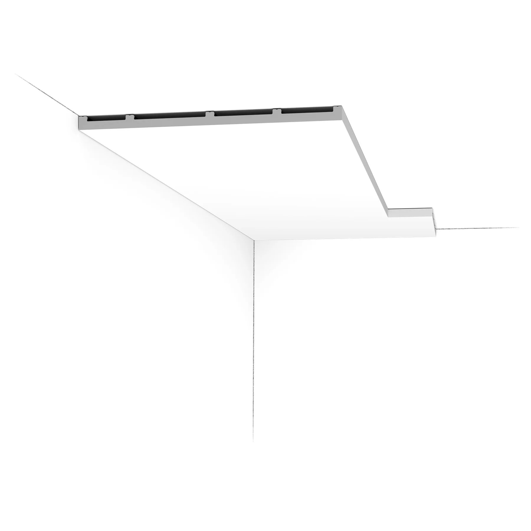 ORAC SX207 SQUARE – висок корниз от Duropolymer с височина 25 см